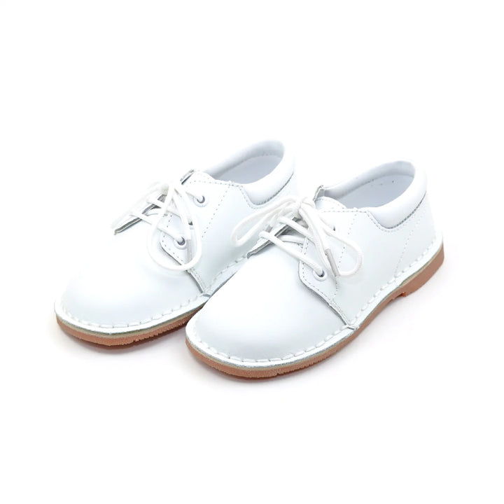 Tyler Leather Lace Up Shoe- White
