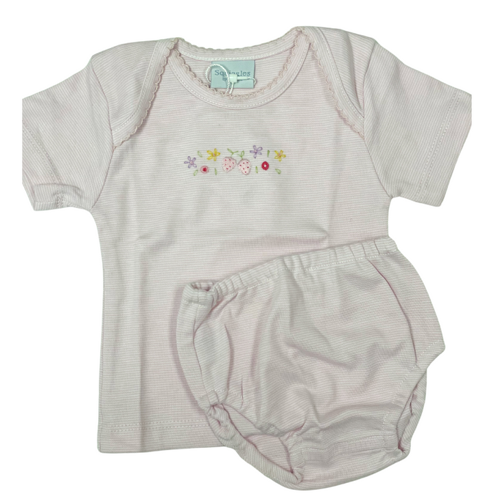 Strawberry Fields Diaper Set