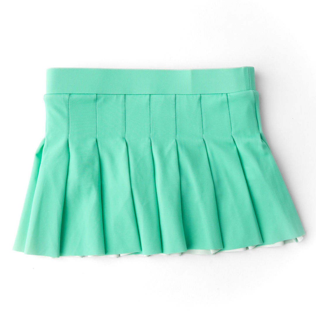 Pleated Active Skirt- Green