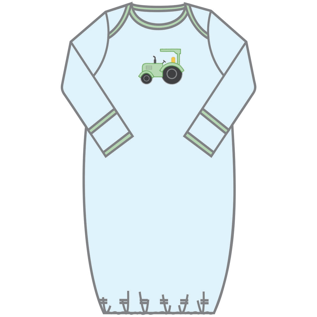Tractor Time Appliqué Lap Gown