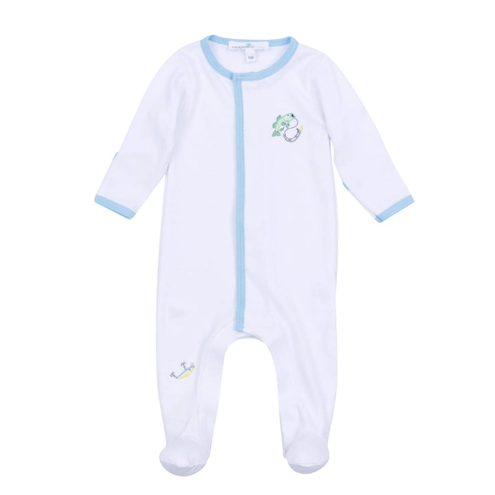 Hook, Line and Sinker Embroidered Footie
