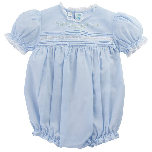 Floral Bullions & Lace Bubble-Blue