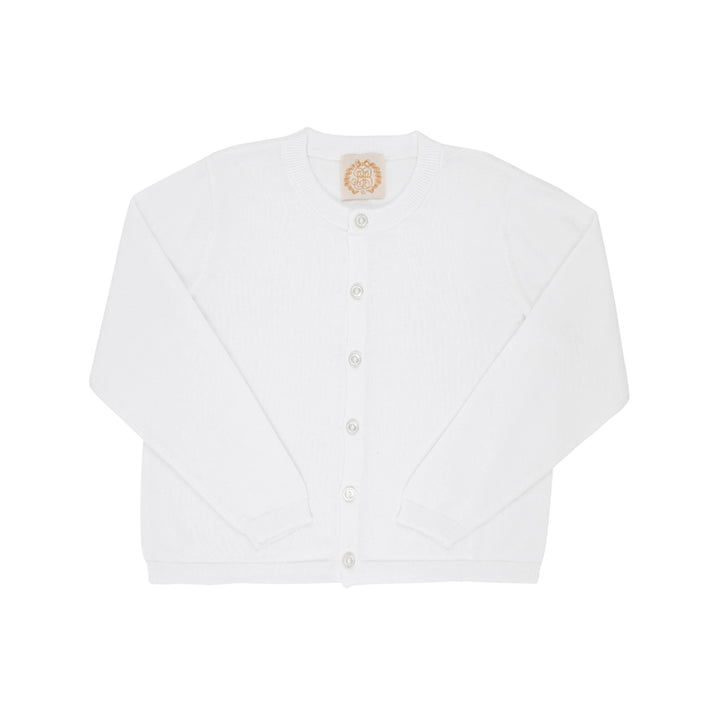 Cambridge Cardigan(Unisex)- Worth Avenue White