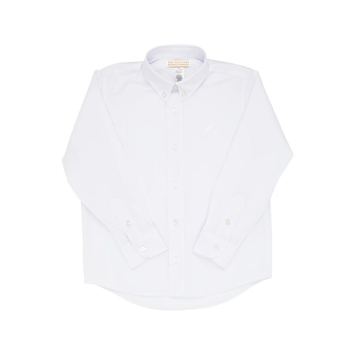 Dean's List Dress Shirt- Worth Avenue White
