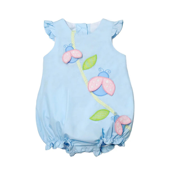 Ladybug Sloane Bubble- Light Blue