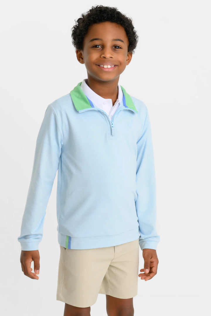 Prepletic™ Hayword Half-Zip (Unisex)- Buckhead Blue