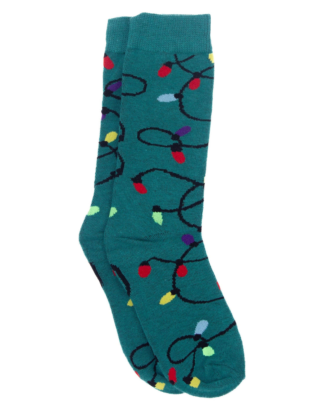 Lucky Duck Socks- Christmas Lights