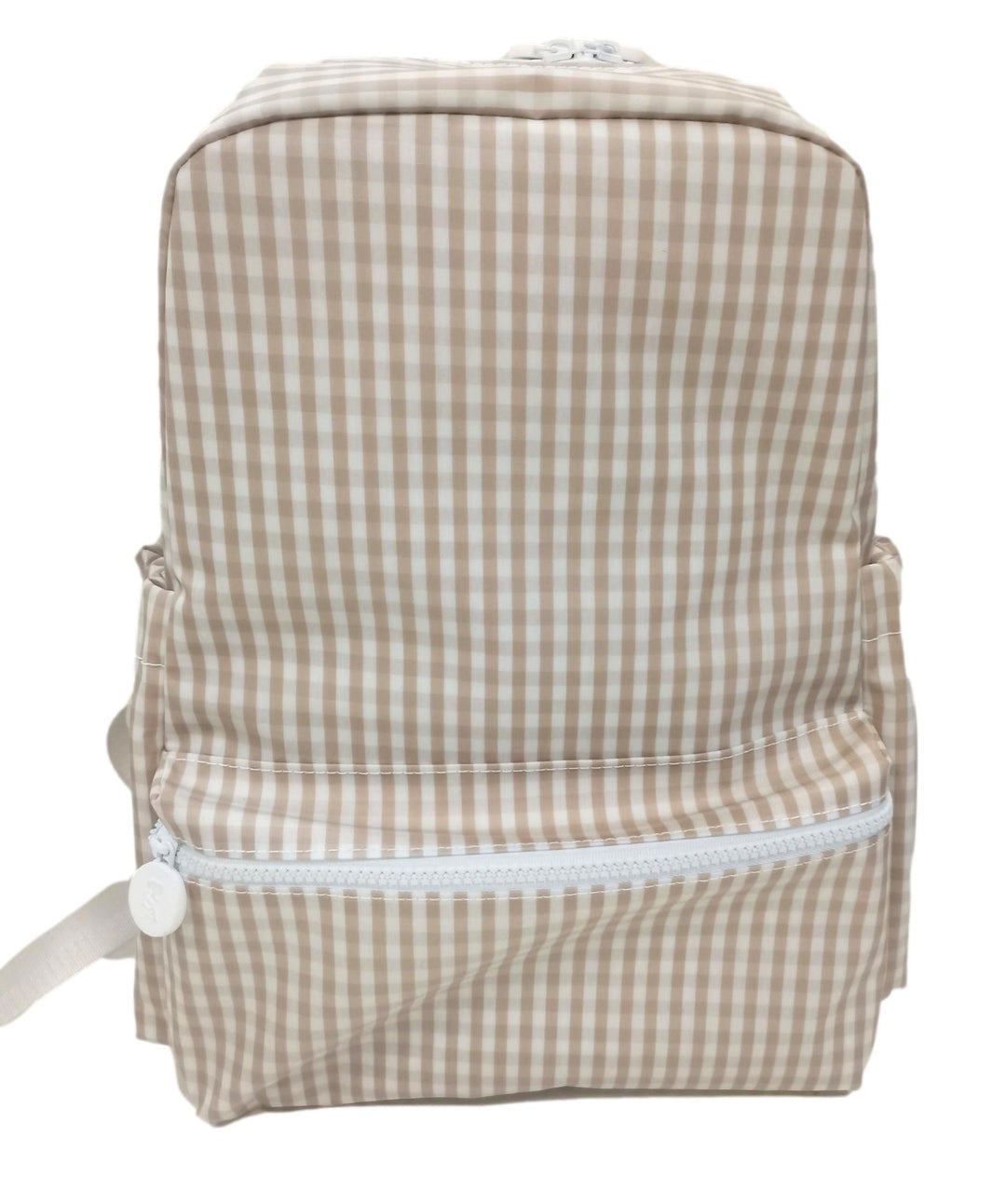 Mini Backer- Gingham Khaki