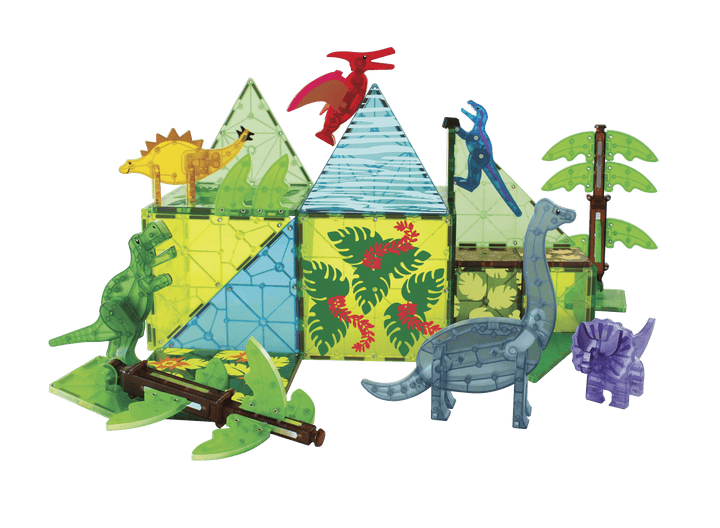 Magna-Tiles Dino World XL 50-Piece Set