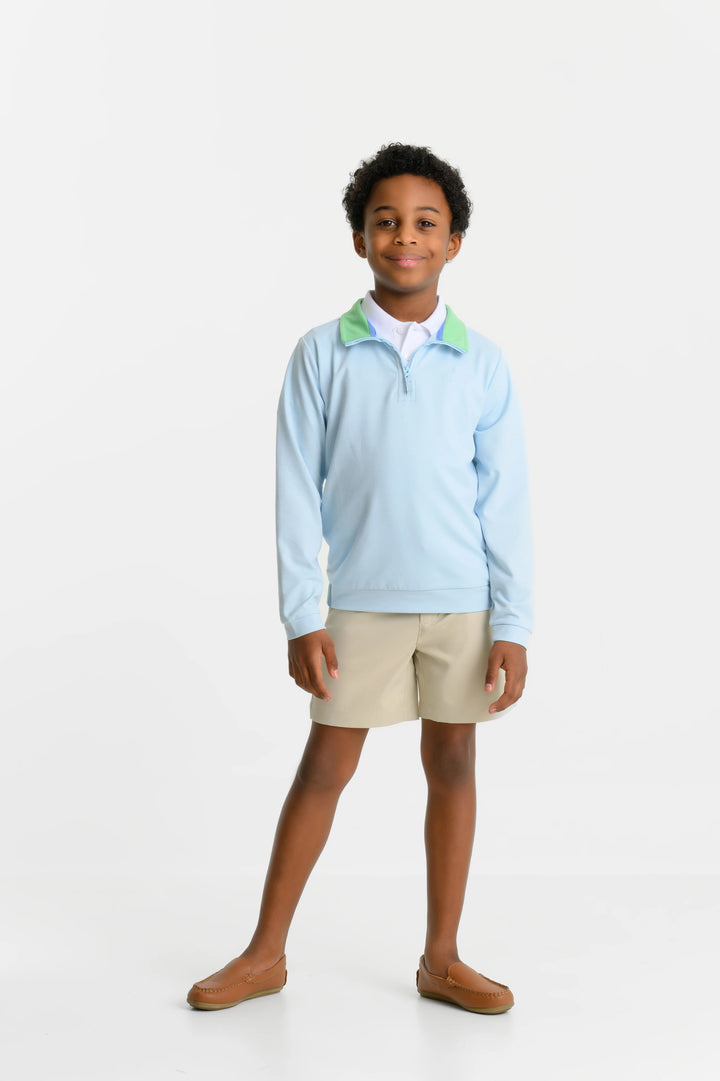 Prepletic™ Hayword Half-Zip (Unisex)- Buckhead Blue