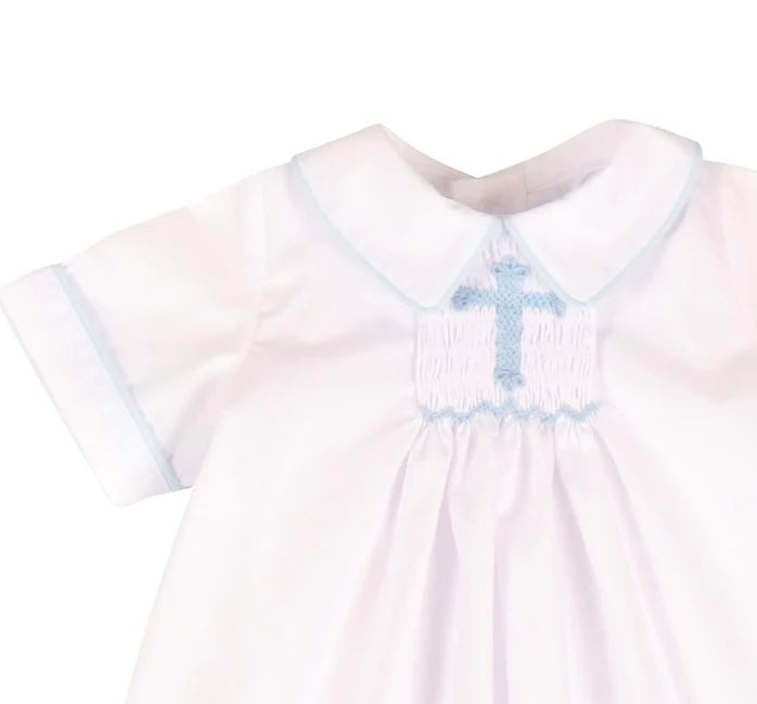 Haven Daygown & Diaper Cover- Blue