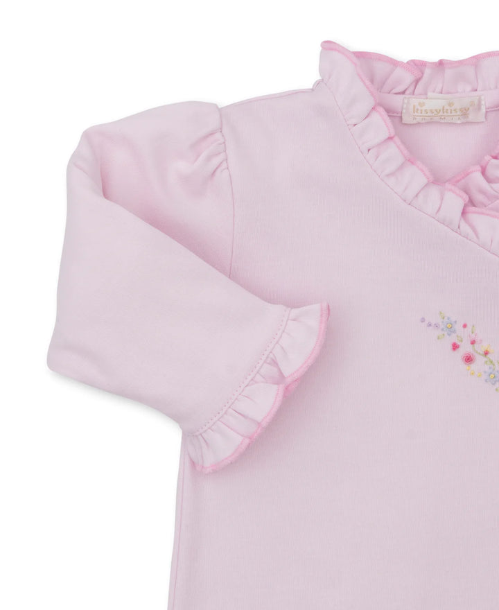 Premier Flowers & Vines Pink Hand Emb. Sack