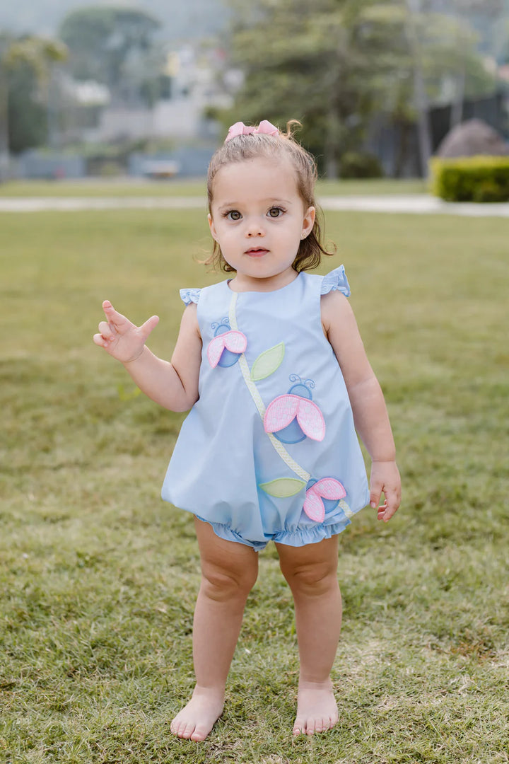 Ladybug Sloane Bubble- Light Blue