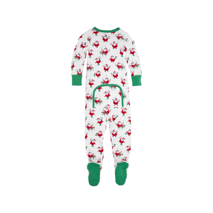 Knox's Night Night Footed- Santa's Sing Along/Kiawah Kelly Green