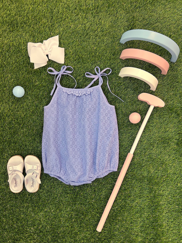 Junie B Bubble-Park City Periwinkle Eyelet
