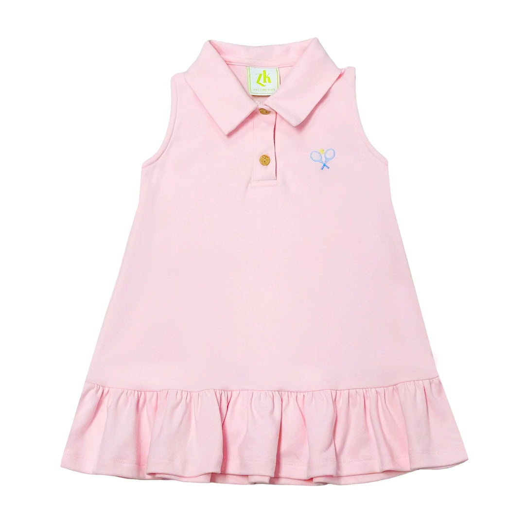 Tennis Adeline Dress- Pink Knit