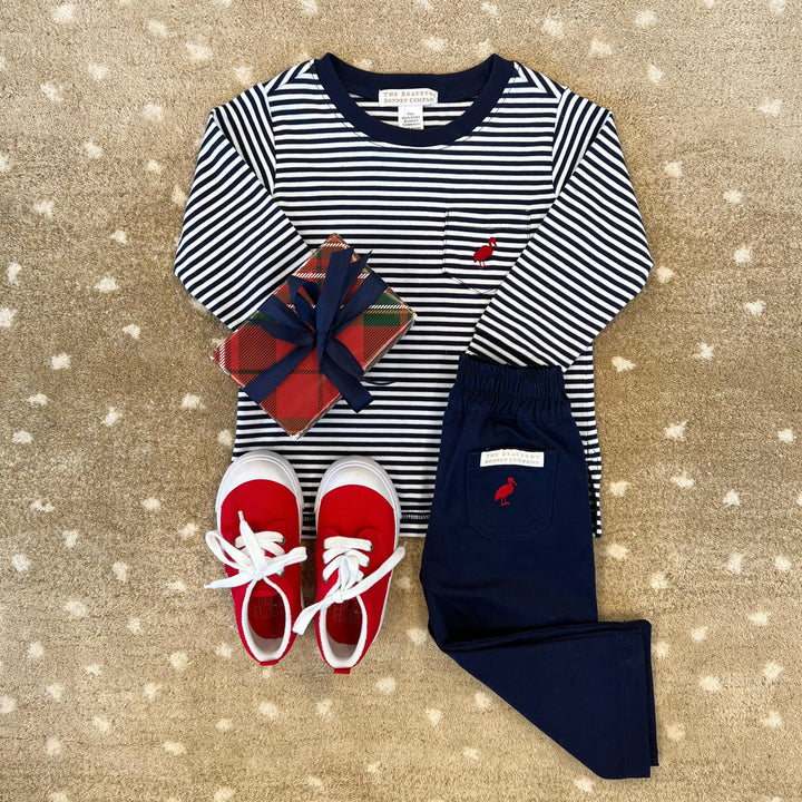 Prep Step Sneaker- Richmond Red