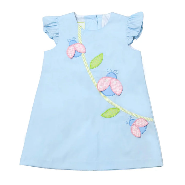 Ladybug Sloane Dress- Light Blue