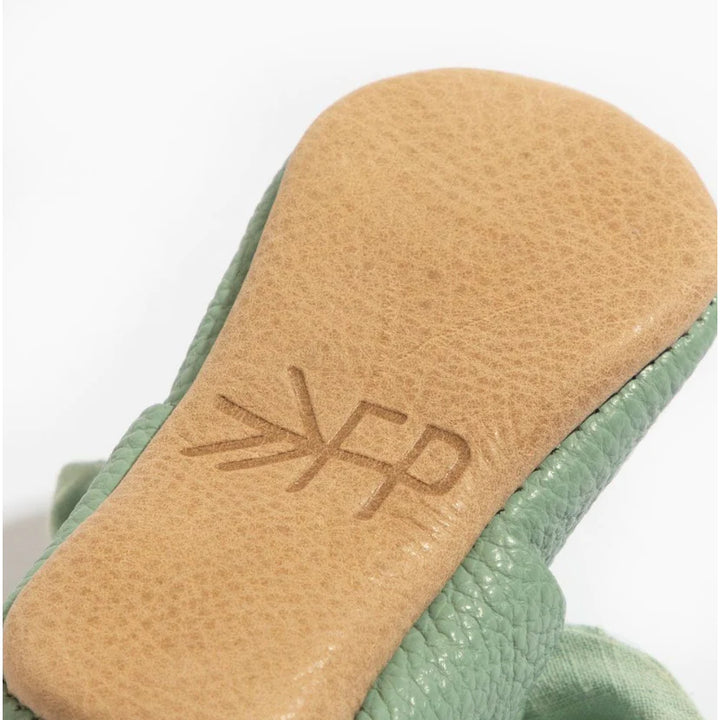Sagebrush Knotted Bow Baby Shoe- Soft Sole
