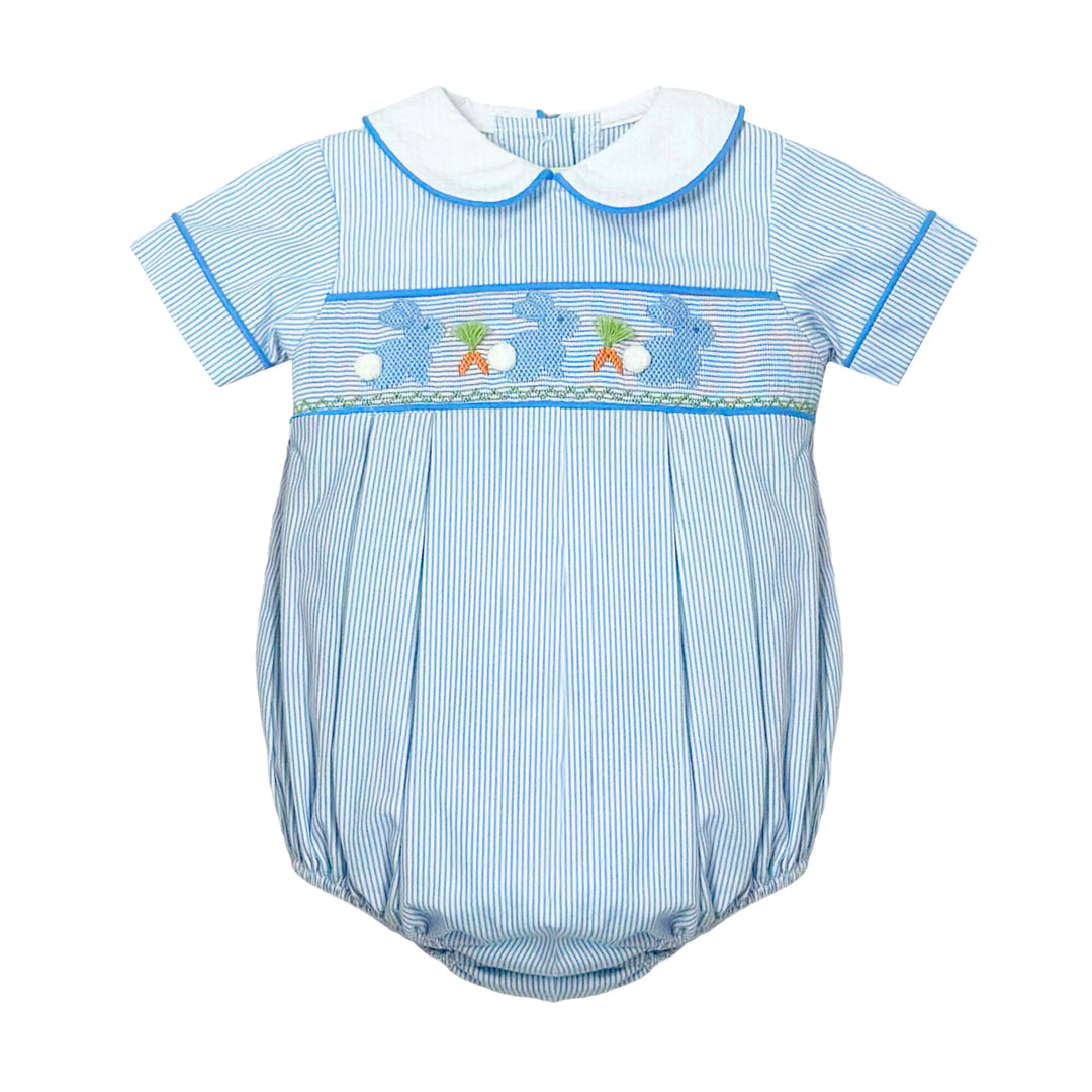 Bunny Brandon Bubble- Light Blue Spanish Stripe