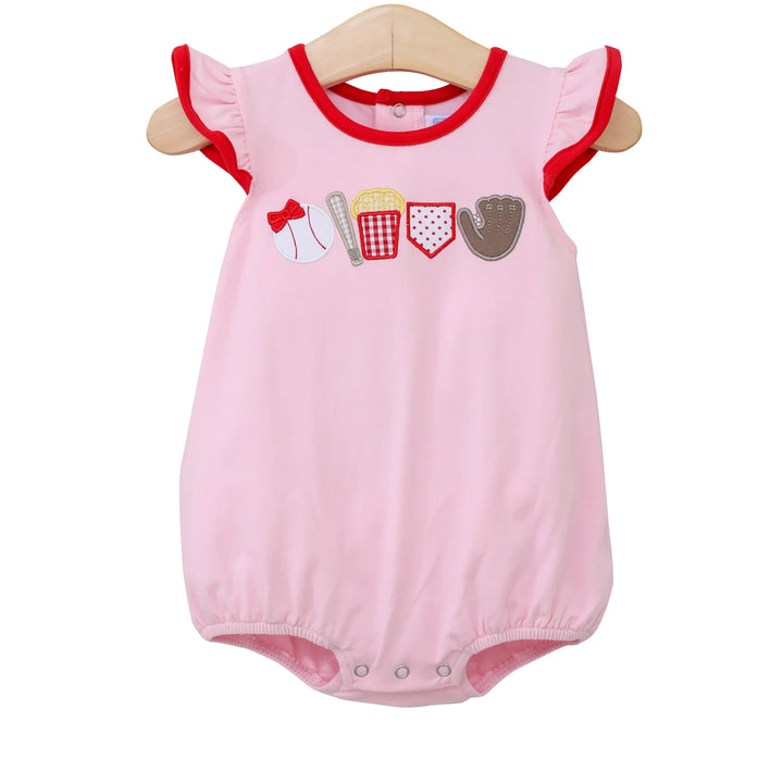 Take Me Out To The Ballgame Flutter Sleeve Bubble