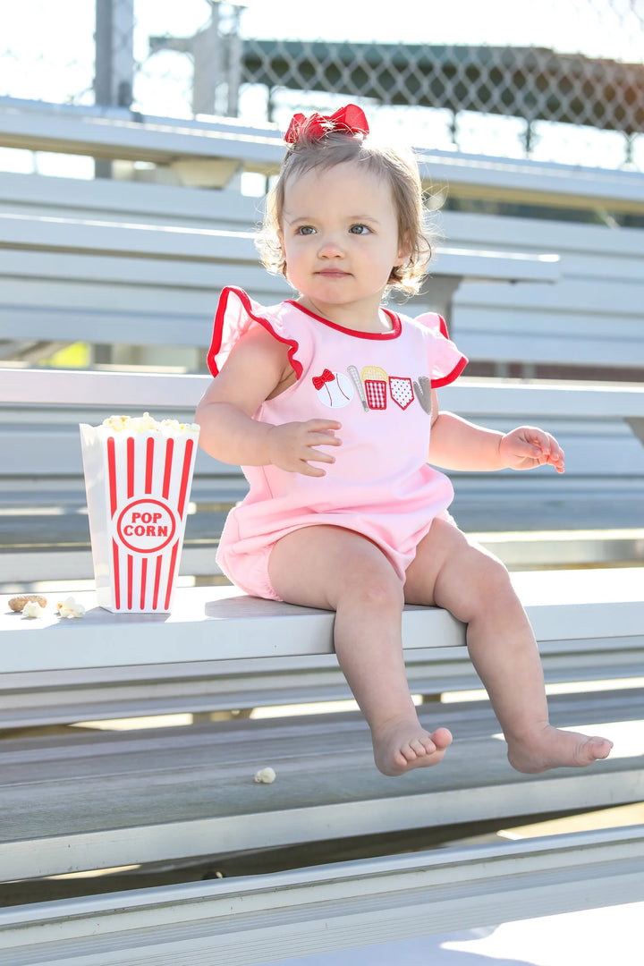 Take Me Out To The Ballgame Flutter Sleeve Bubble