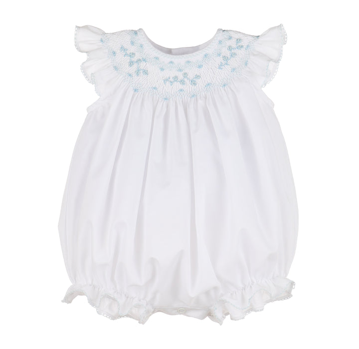 Smocked Feston Bubble- Blue