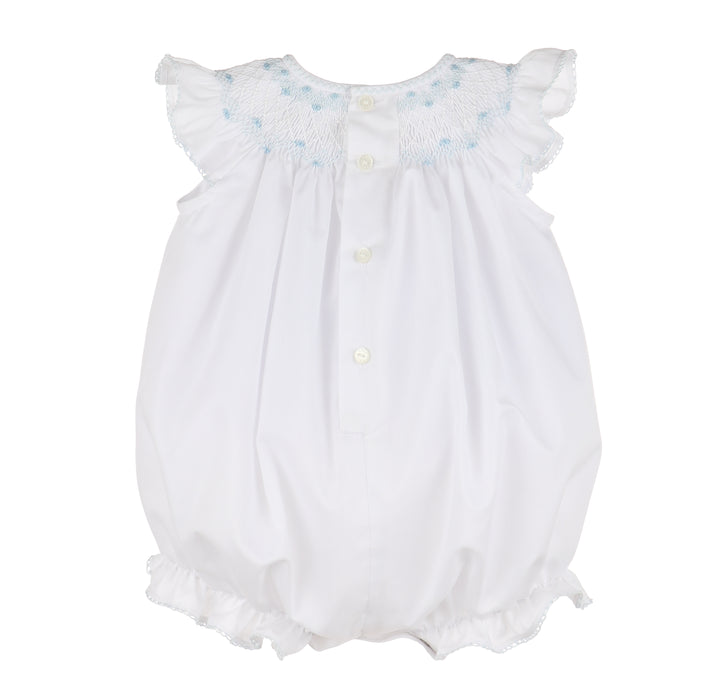 Smocked Feston Bubble- Blue