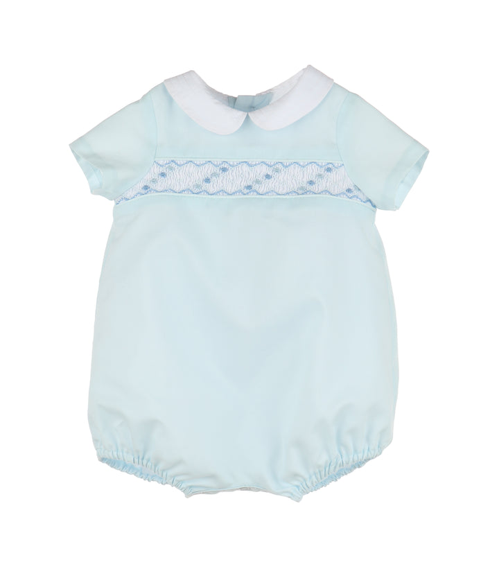 Classic Smock Boy Bubble- Blue