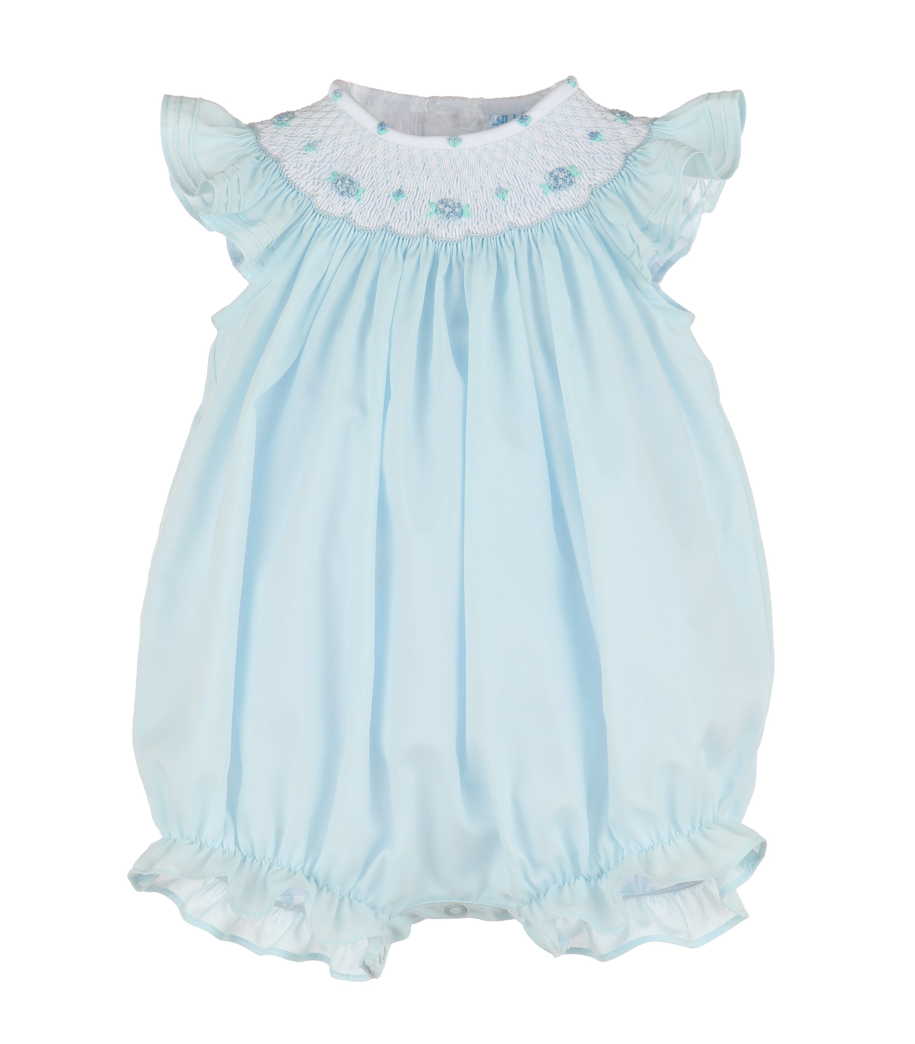 Casero & Associates Color Combo Smock Dress, Blue main image 1