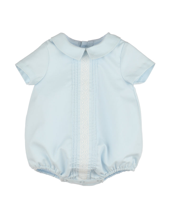 Pintucks Boy Bubble- Blue