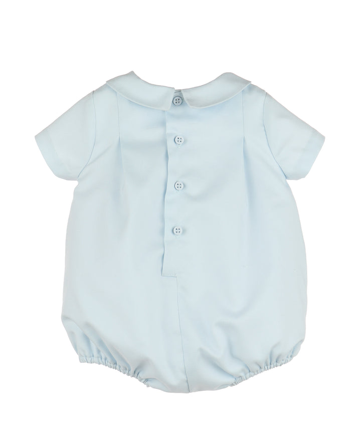 Pintucks Boy Bubble- Blue