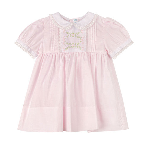 Girls Vintage Bloom Dress- Pink