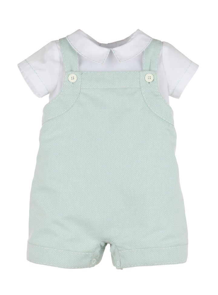 Duotone Romper Set- Aqua