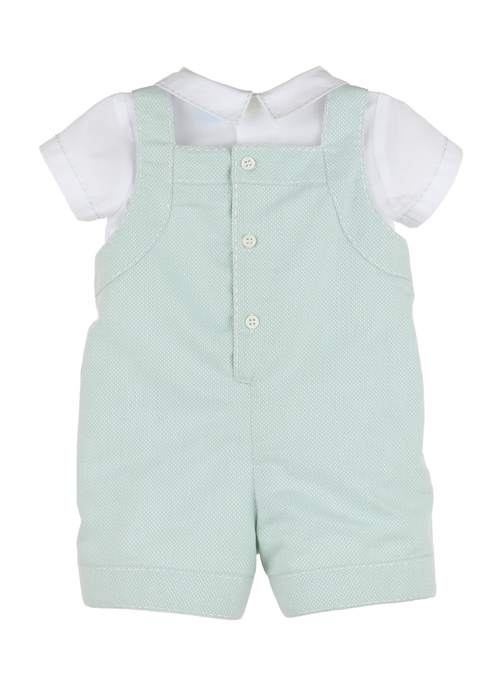 Duotone Romper Set- Aqua