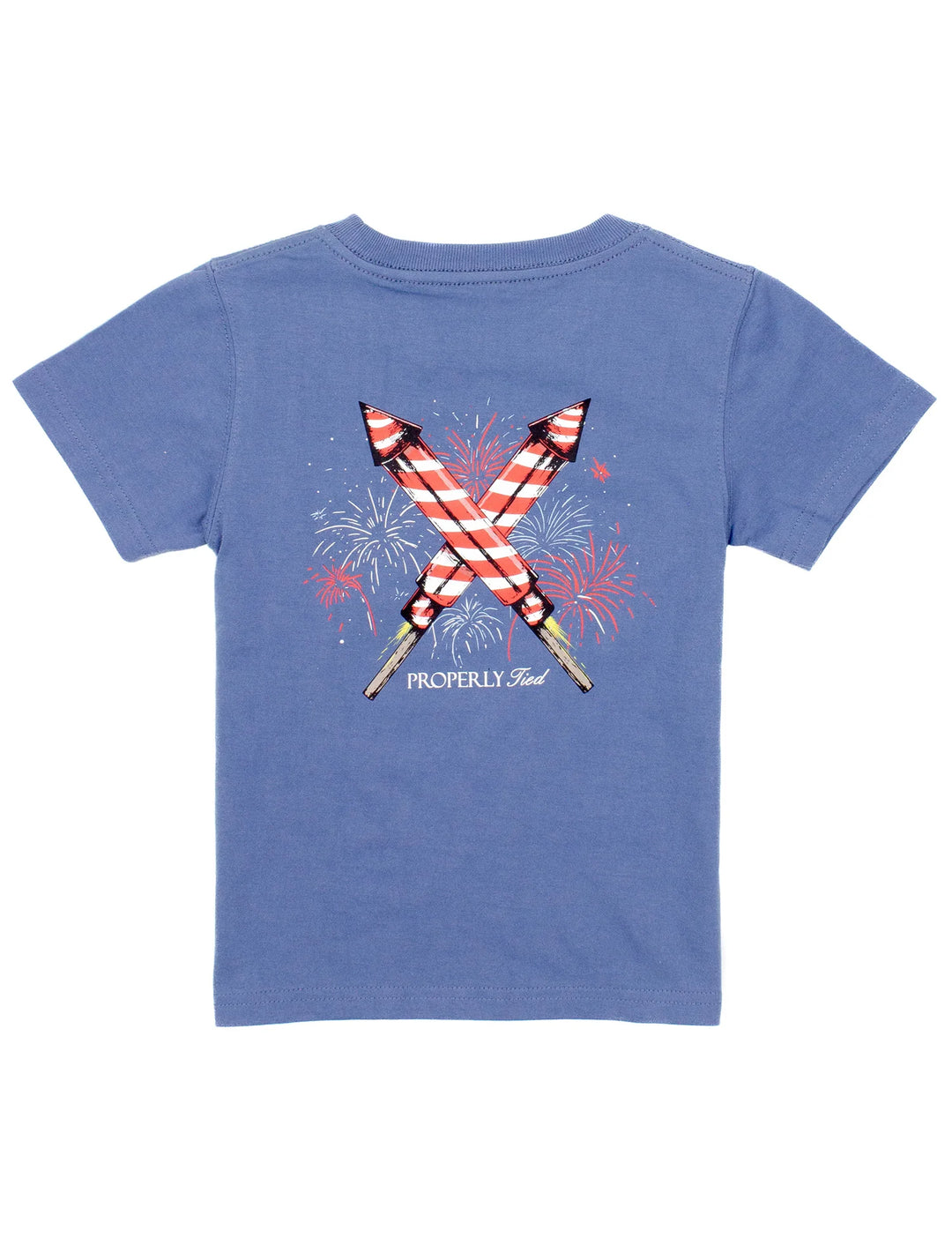 Firecracker SS T-shirt- Space Blue