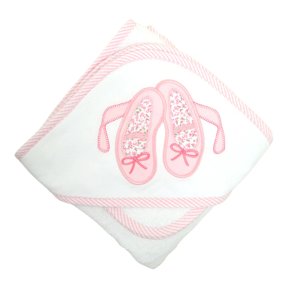 Ballet Shoes Hooded Towel Set