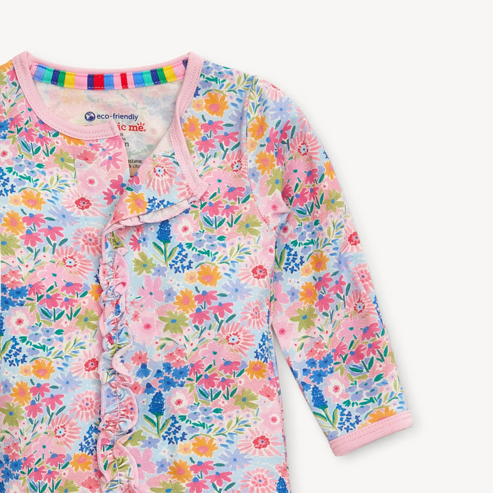 Lily Modal Magnetic Parent Favorite Footie with Ruffle