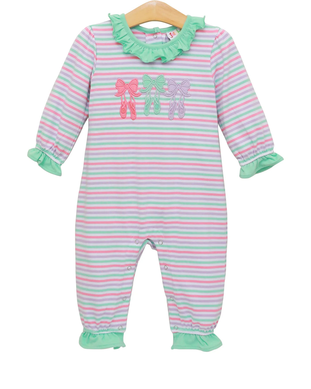 Bows & Ballet Ruffle Romper