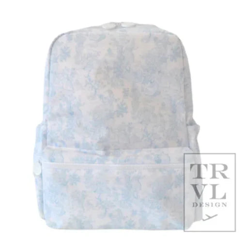 Backpacker- Bunny Toile Blue
