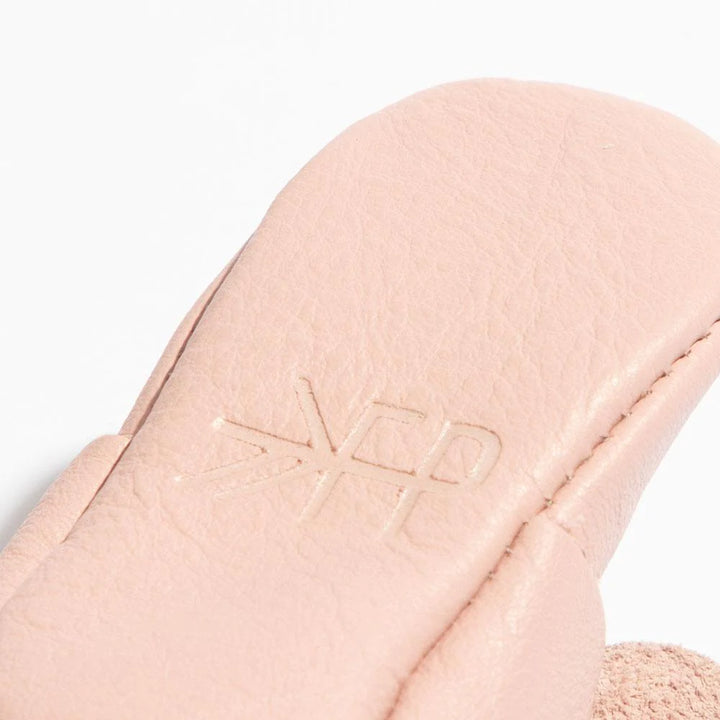Blush Knotted Bow Baby Shoe- Soft Sole