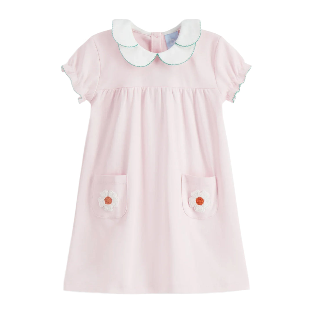 Applique Marta Dress-Pink