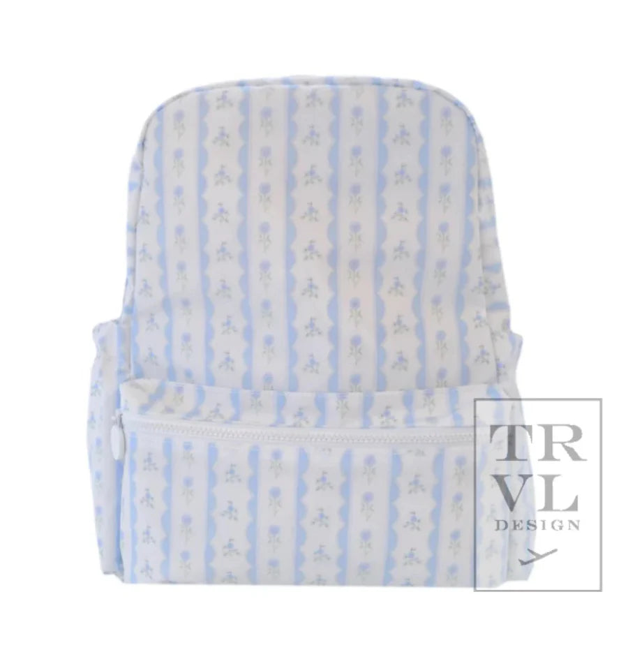 Backpacker- Ribbon Floral Blue