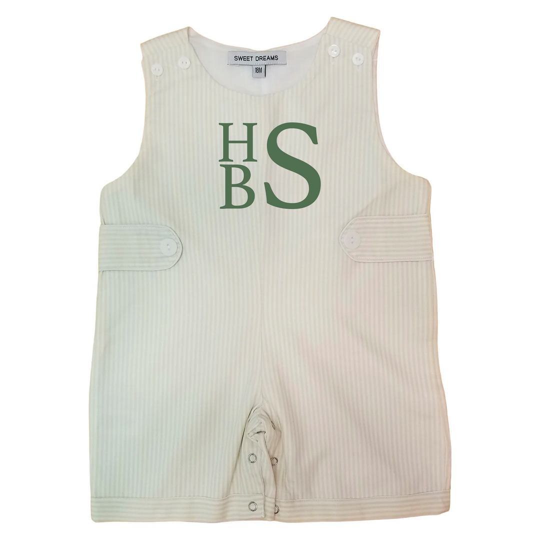 Ronni Henderson, Ecru Stripe Jon Jon 12M
