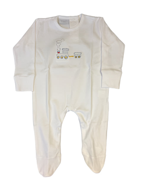 Choo Choo Train Footed Coverall