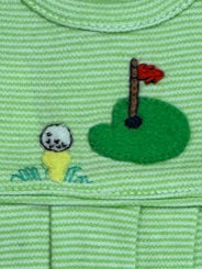 Golf Tee Pleated Romper