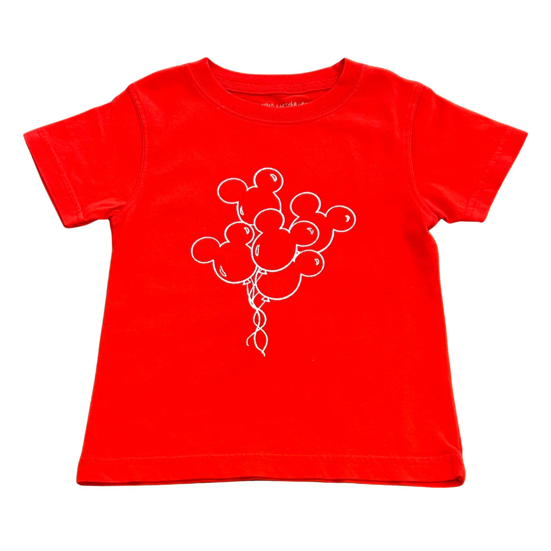 Red Magical Balloons SS Tee