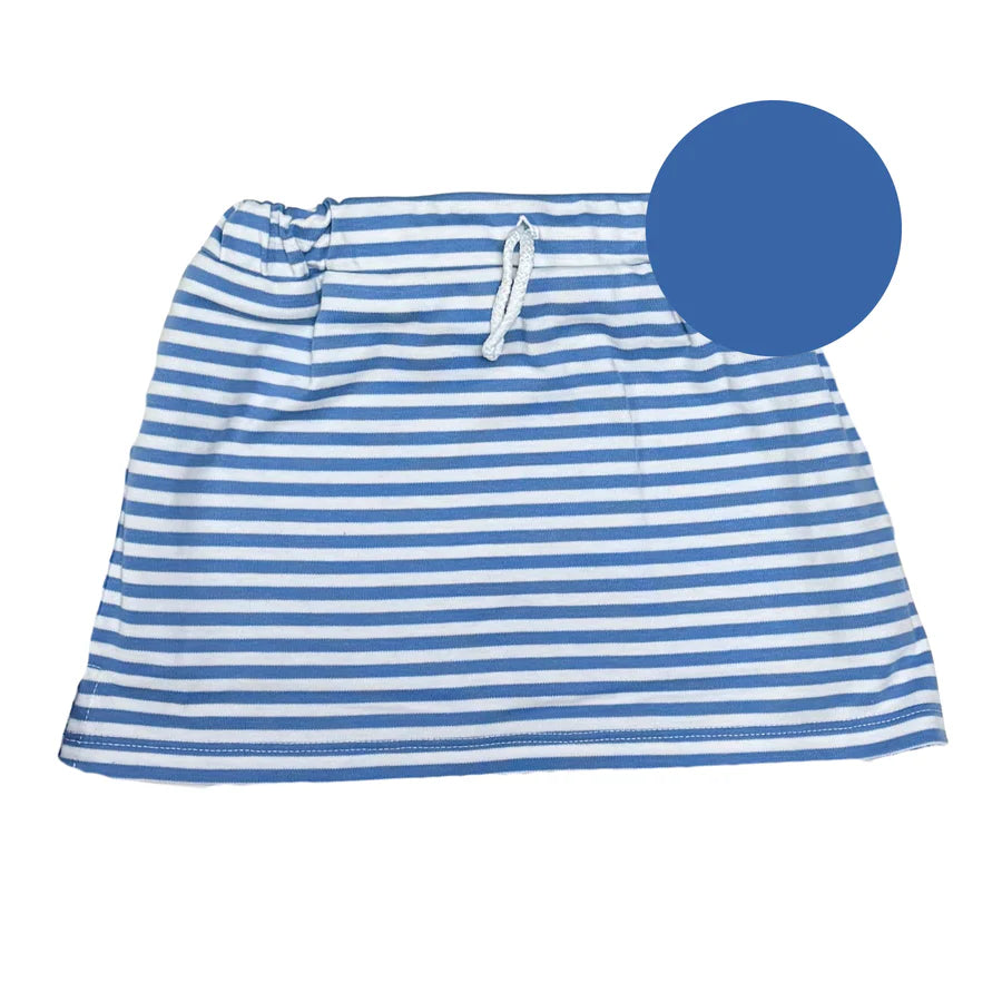 Miley Skort- Periwinkle Stripe