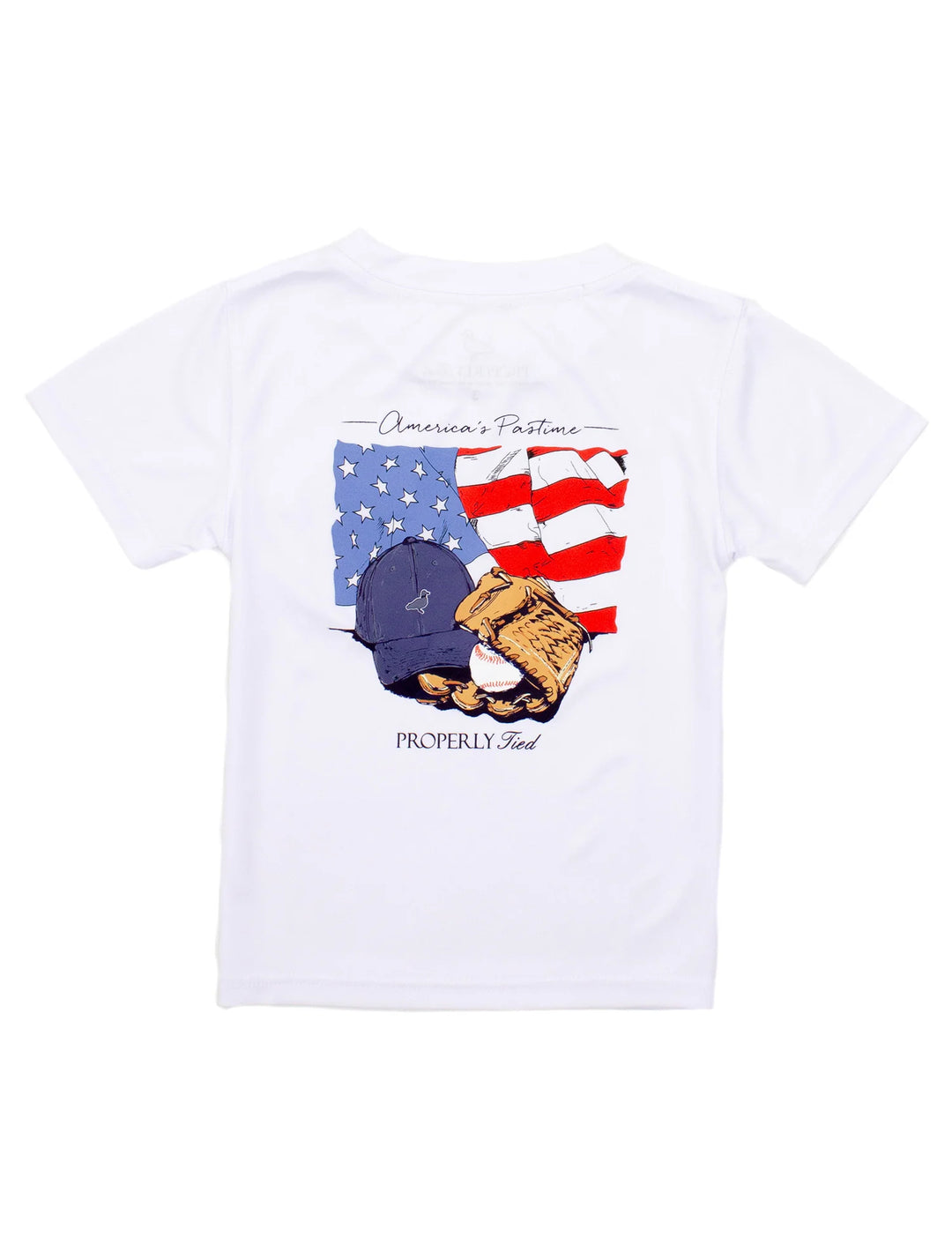 Performance Tee SS- America's Pasttime White