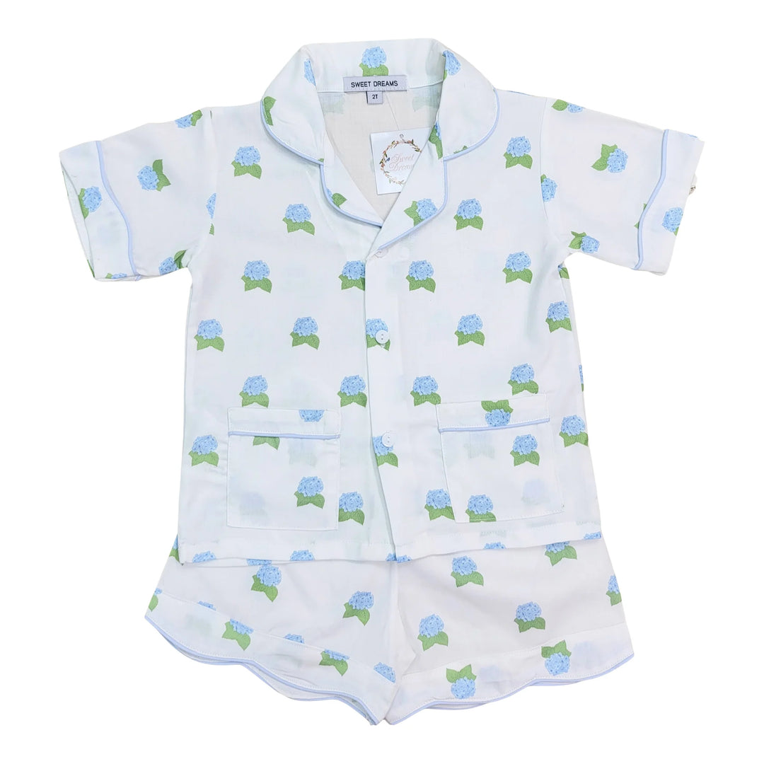 Blue Hydrangea Pajamas